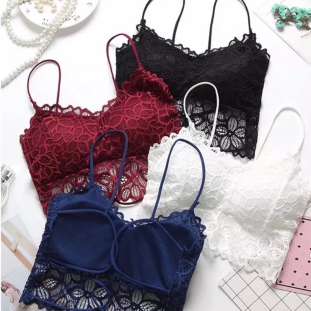 Lakinni ❃ Red Lace Bralette - Picture 2 of 8